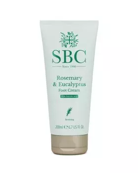 Крем для ног с маслами эвкалипта и розмарина, 200 мл SBC