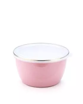 Миска эмалированная с крышкой 1,15 л Metrot Блеск