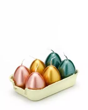 Набор свечей «Пасхальные яйца», 6 шт. Adpal