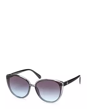 Очки солнцезащитные, р. Без размера, цвет черный с серебром