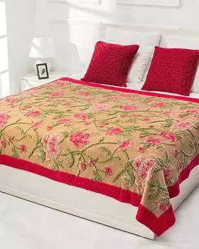 Плед из валяной шерсти Flori Da Giardino Sogni Soffici