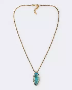 Подвеска ажурная с голубым баварским стеклом Claudio Canzian