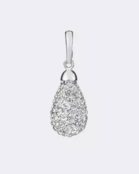 Подвеска из серебра с паве из фианитов