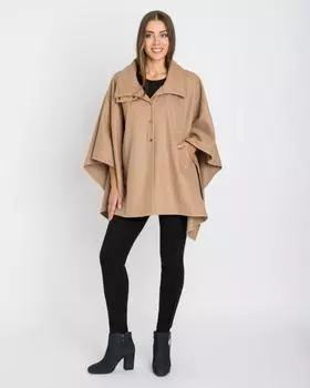 Пончо, р. 56-60, цвет бежевый