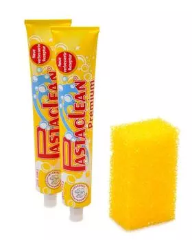 Пятновыводители, 2 шт. х 100 мл и губка Pastaclean и губка