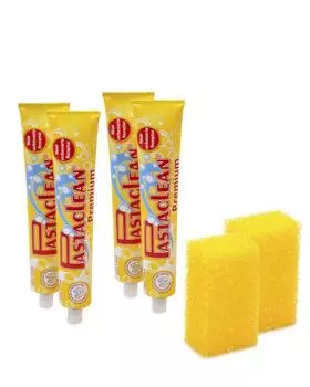 Пятновыводители, 4 шт. х 100 мл + 2 губки Pastaclean