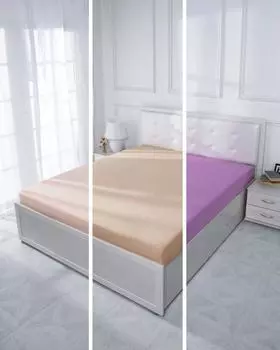 Простыня на резинке, 3 шт. Zauberhaft