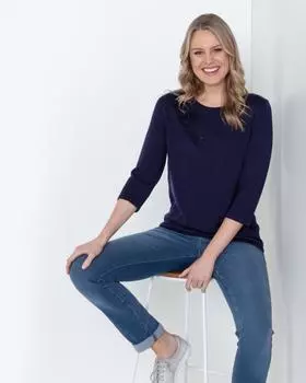 Пуловер, р. 56, цвет темно-синий