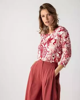 Пуловер, р. 56, цвет вишневый