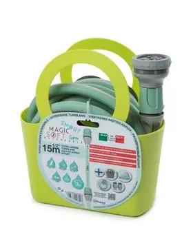 Растягивающийся садовый шланг Magic Soft, 15 м Idroeasy