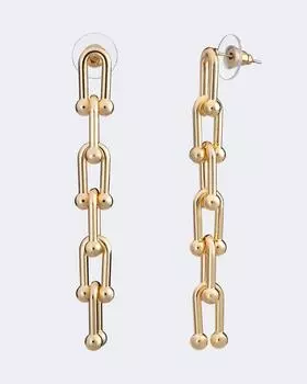 Серьги-дропы Selena