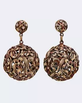 Серьги с цветочным мотивом Fiore di Firenze