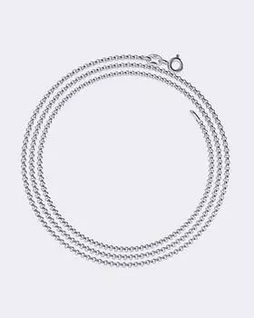 Серебряная цепь Sun Stone