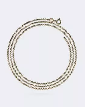 Серебряная цепь в позолоте Sun Stone