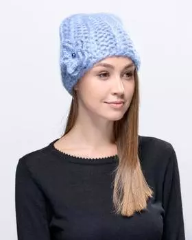 Шапка, цвет голубой