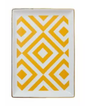 Тарелка прямоугольная, 13 х 18 см Porland Morocco