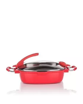 Сковорода с крышкой 28 см Cucinella