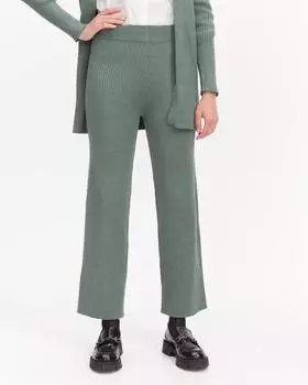 A la Tete Брюки женские, р. 46, цвет Зеленый меланж