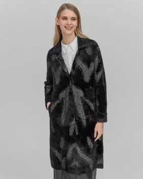 A la Tete вязаное пальто, р. 42, цвет Черный