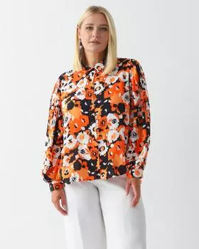 Atelier Paulette Блузка, р. 44, цвет Оранжевый