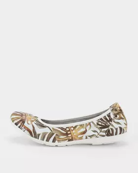 Балетки из натуральной кожи облегченные