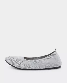 Балетки из текстиля с добавлением люрекса