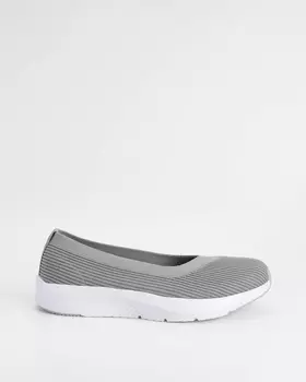 Балетки, р. 36, цвет Серый