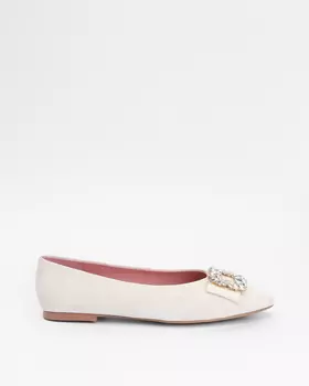 Балетки, р. 38, цвет Белый