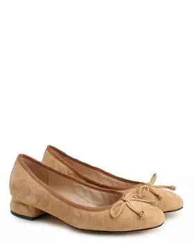 Балетки, р. 38, цвет Бежевый