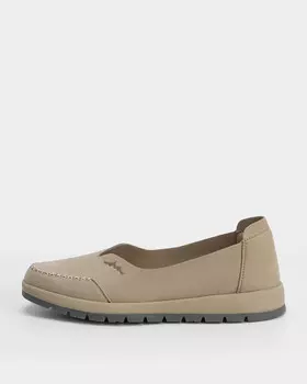 Балетки со съемной стелькой из натуральной кожи