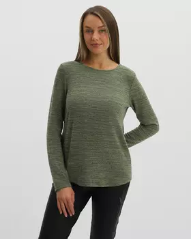 Базовый лонгслив из смесового района