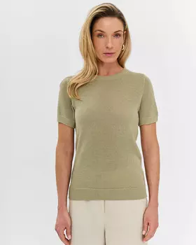 Базовый пуловер приталенного силуэта