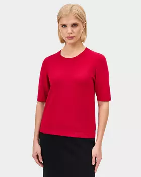 Базовый вязаный джемпер с кашемиром