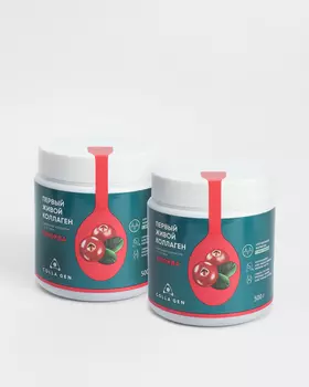 Биокомплекс «Живой коллаген» со вкусом клюквы, 2 шт.