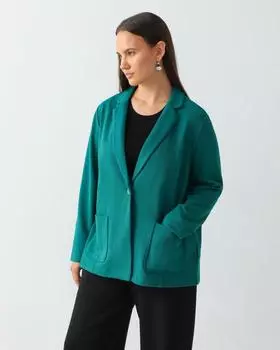 Блейзер, р. 44, цвет Изумрудный