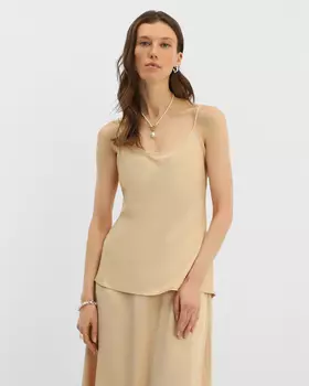 Блузка-Блузка-топ, р. 54, цвет Бежевый