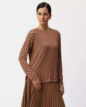 Блузка IRIS с геометрическим принтом