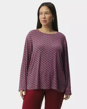 Блузка IRIS с геометрическим принтом