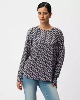 Блузка IRIS с геометрическим принтом