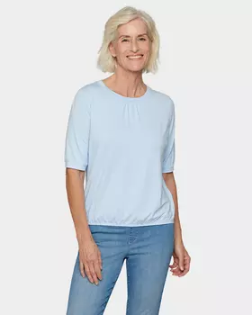 Блузка из тонкого трикотажа