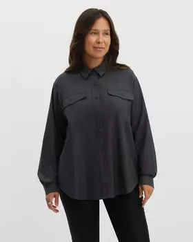 Блузка прямого кроя