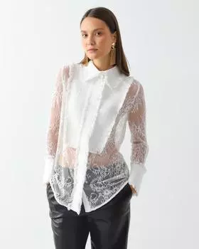 Блузка, р. 42, цвет Белый