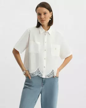 Блузка, р. 42, цвет Белый