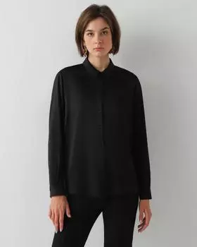 блузка, р. 42, цвет Черный