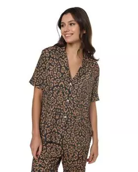 Блузка, р. 42, цвет Леопардовый