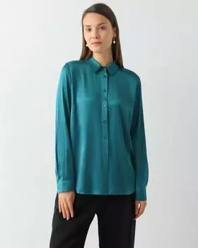 блузка, р. 42, цвет Петроль