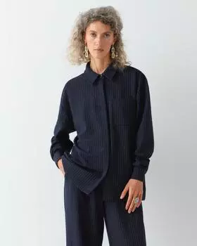 Блузка, р. 42, цвет Синий