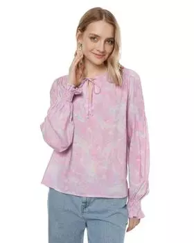 блузка, р. 44, цвет Сиреневый мрамор
