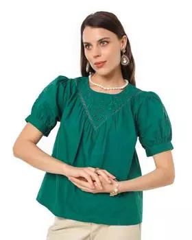 блузка, р. 44, цвет Зеленый