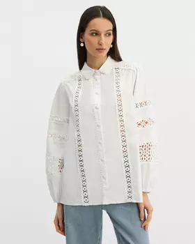 Блузка, р. 46, цвет Белый